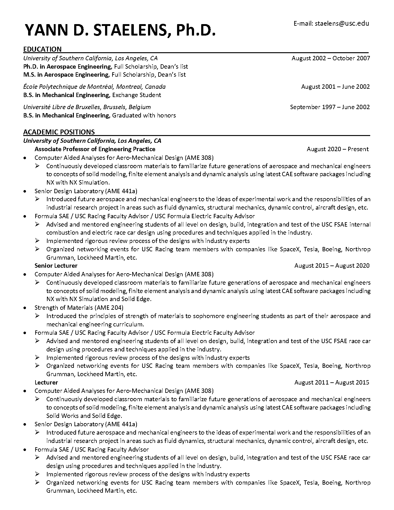 mechanical design engineer responsibilities resume