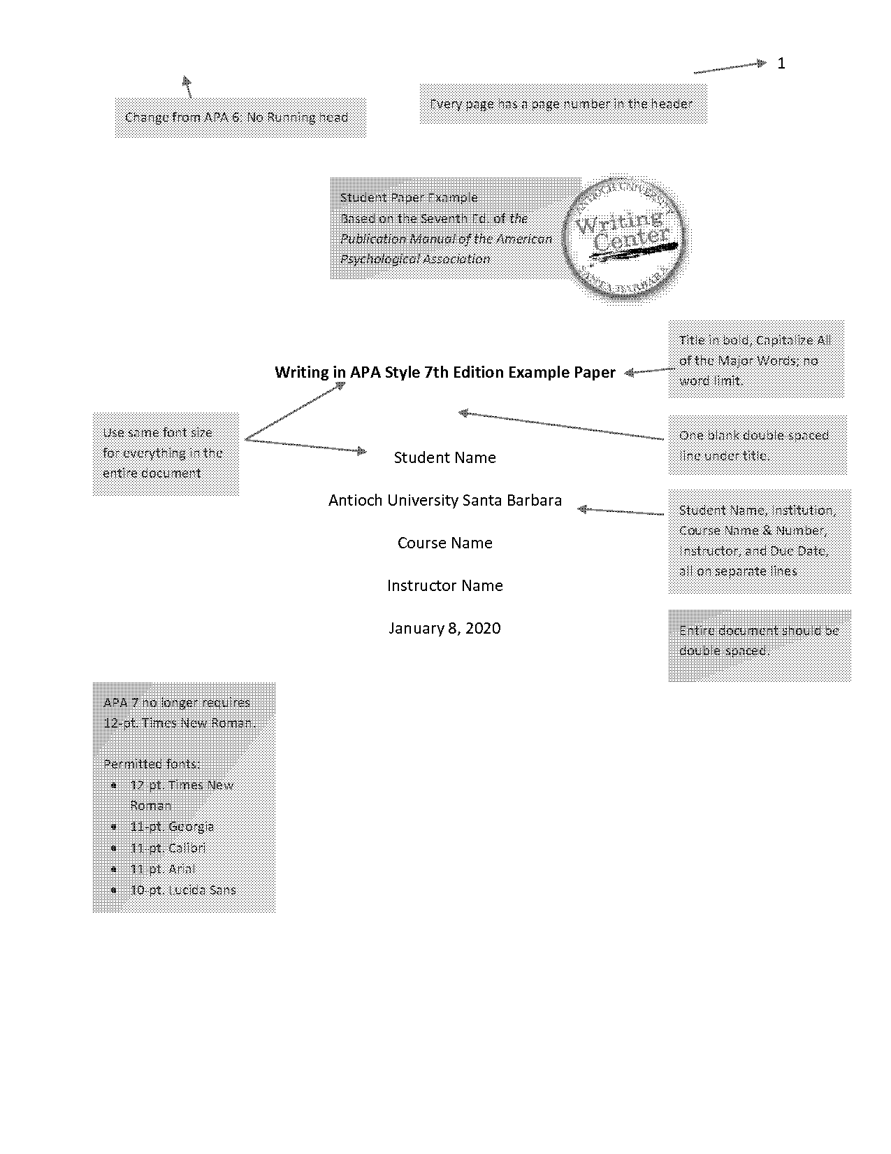 apa citation format example for reference