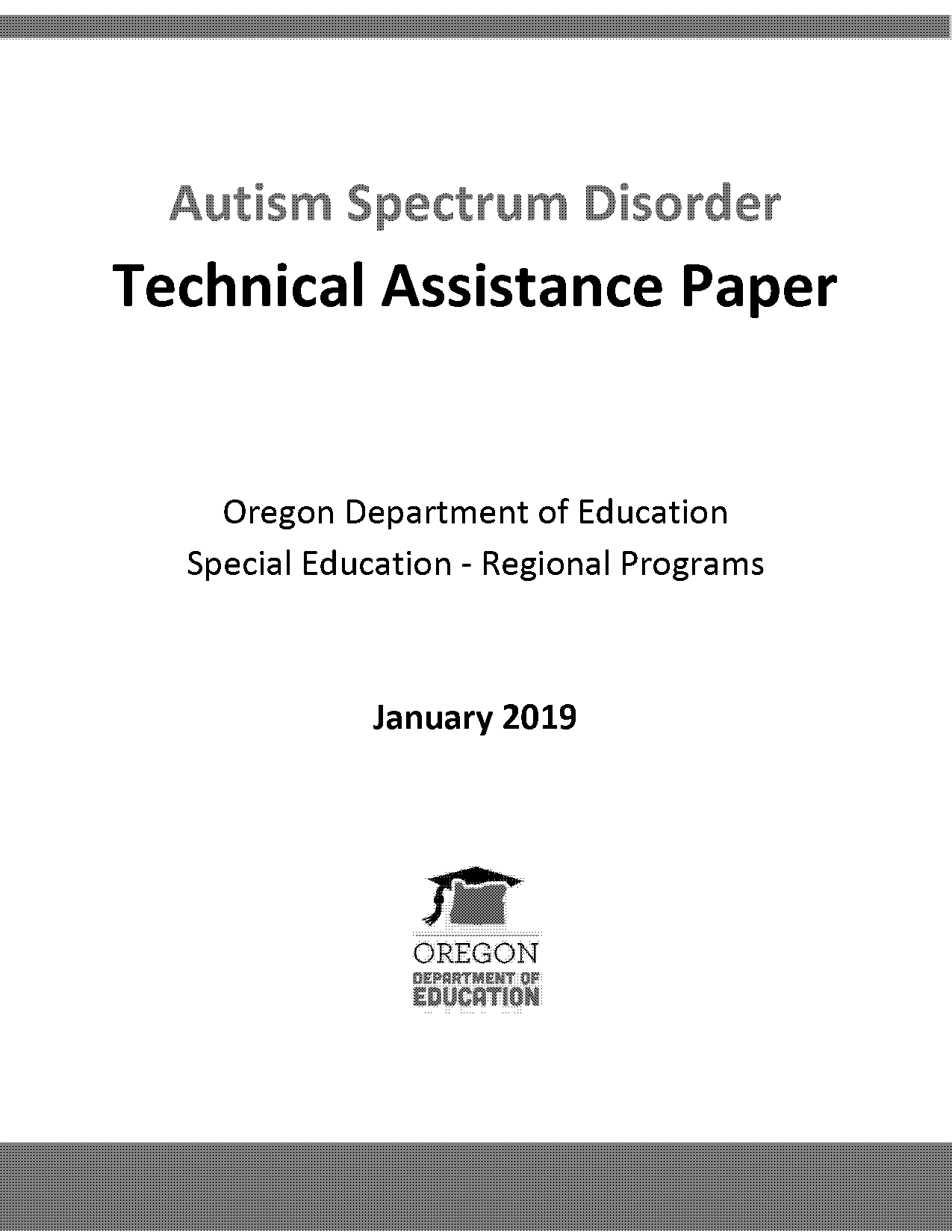 developing a special education evaluation asd