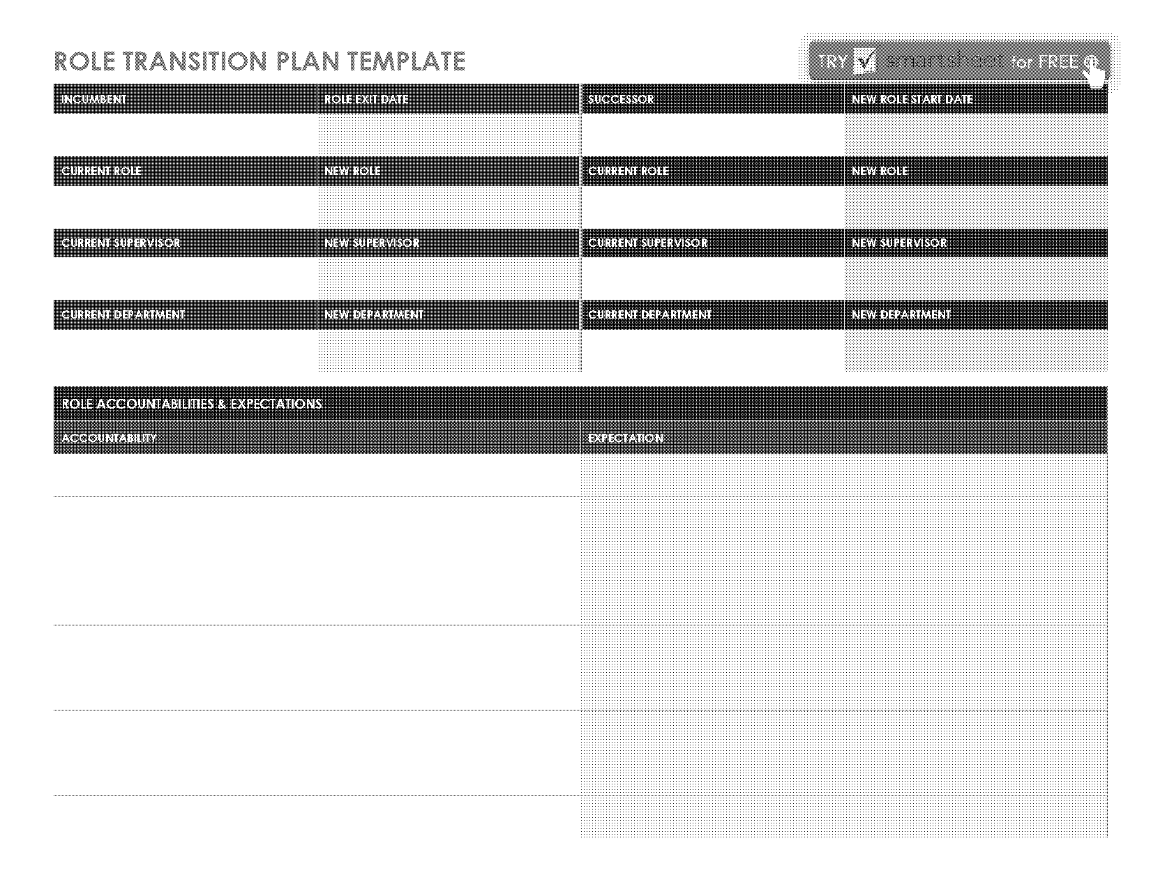 knowledge transition document template