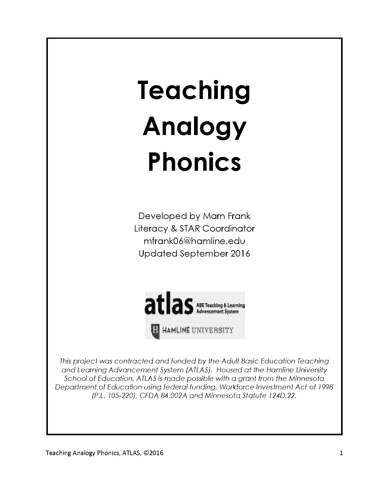 analogies lesson plans for elementary school