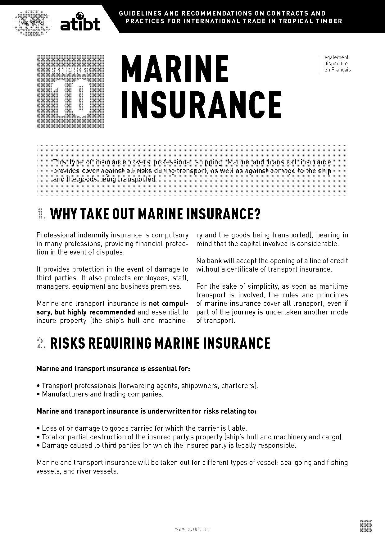 different types of marine insurance policy