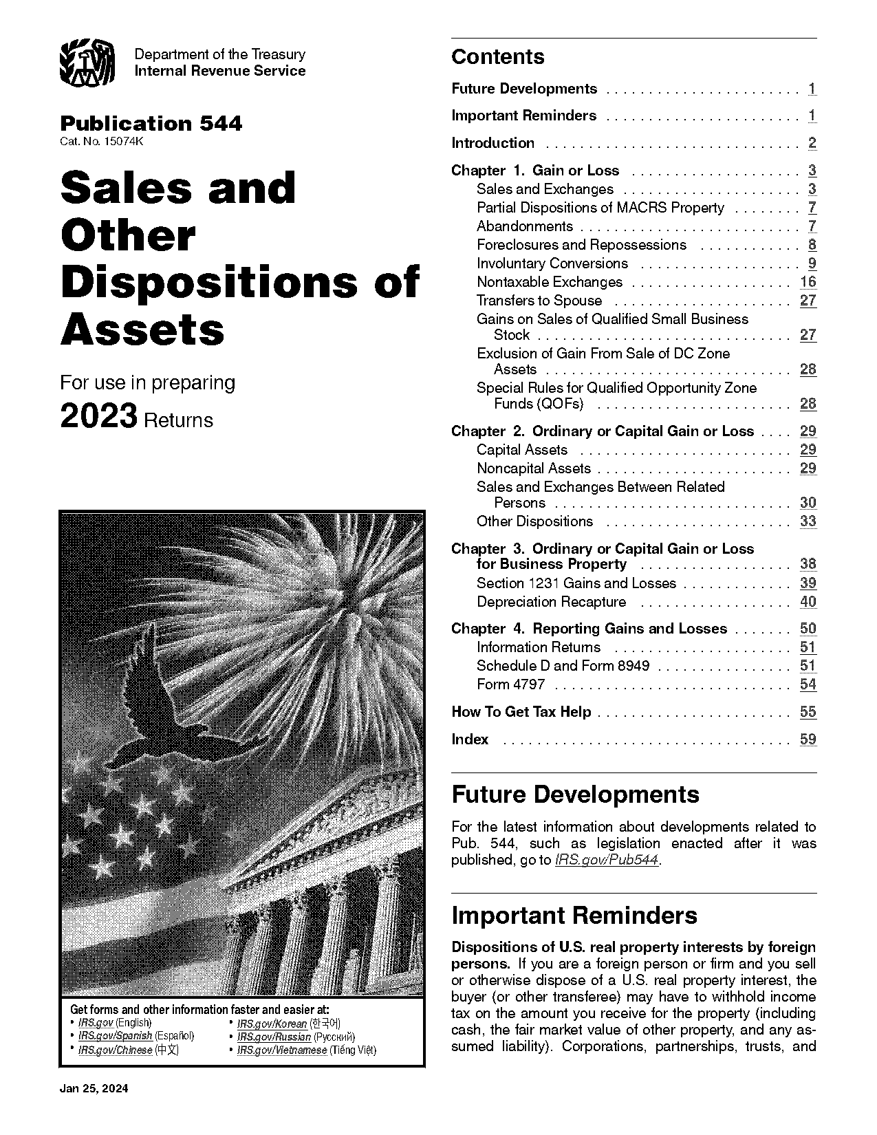 reporting sale of residential rental property on tax return