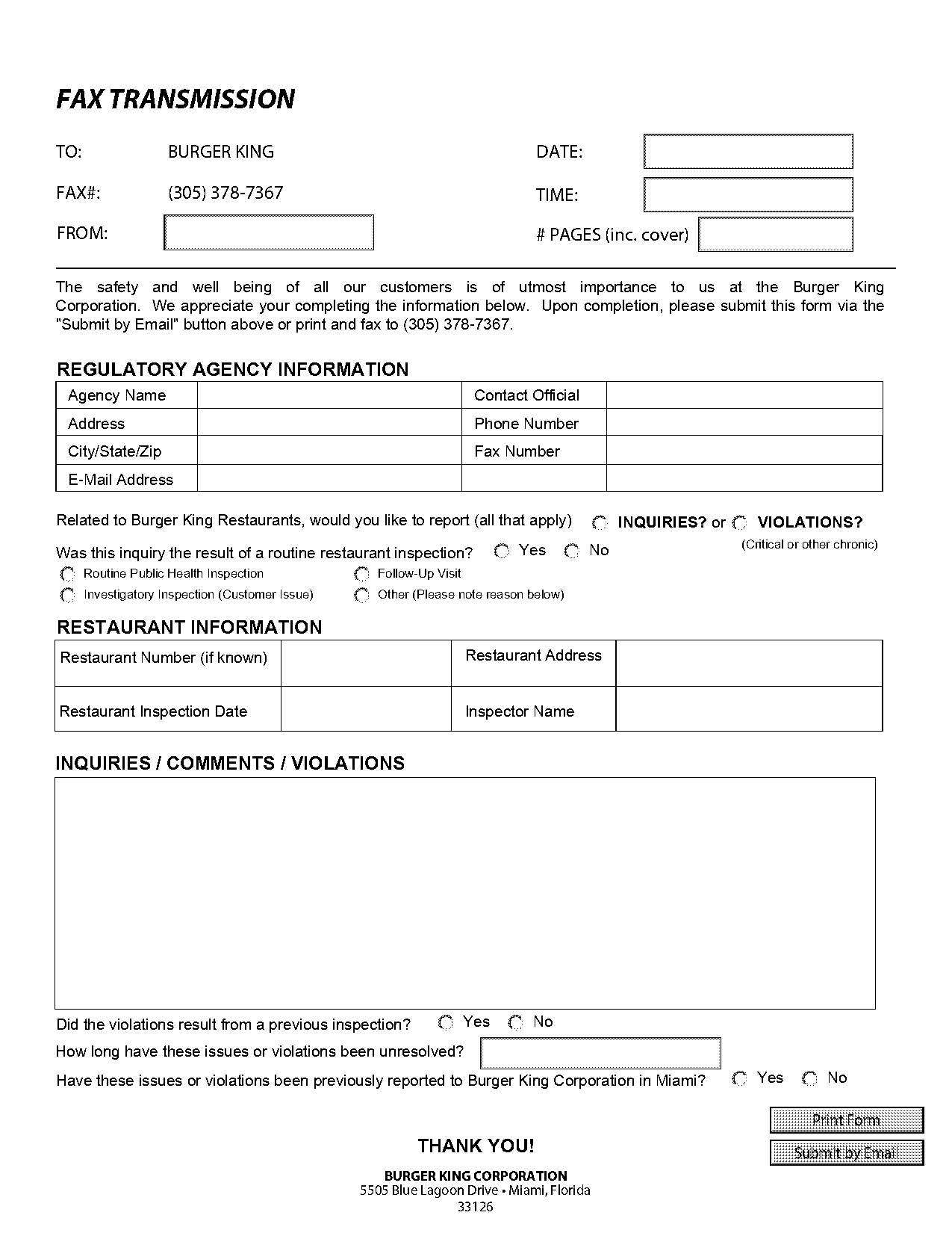 burger king application pdf form