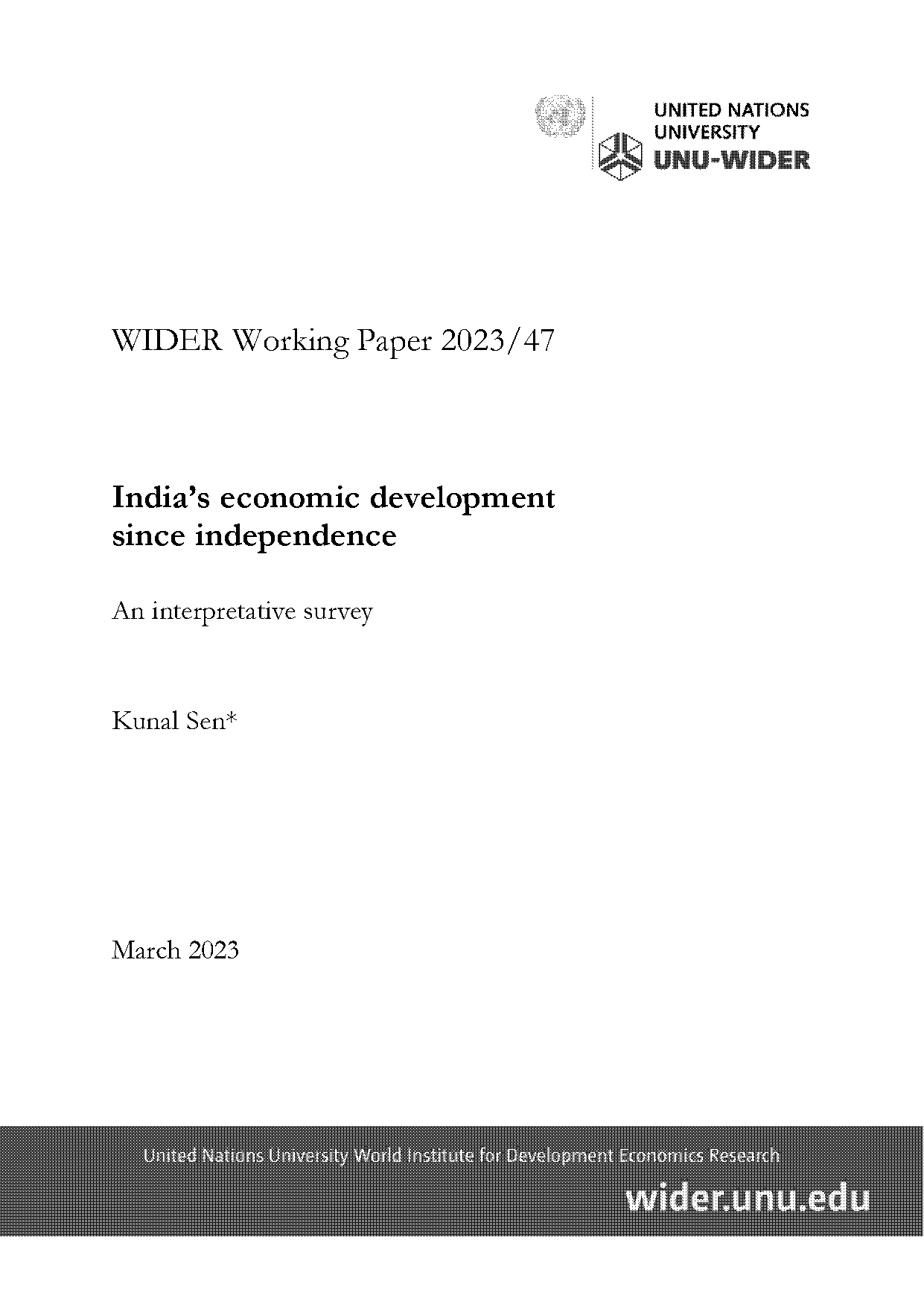 indian economy at the time of independence pdf