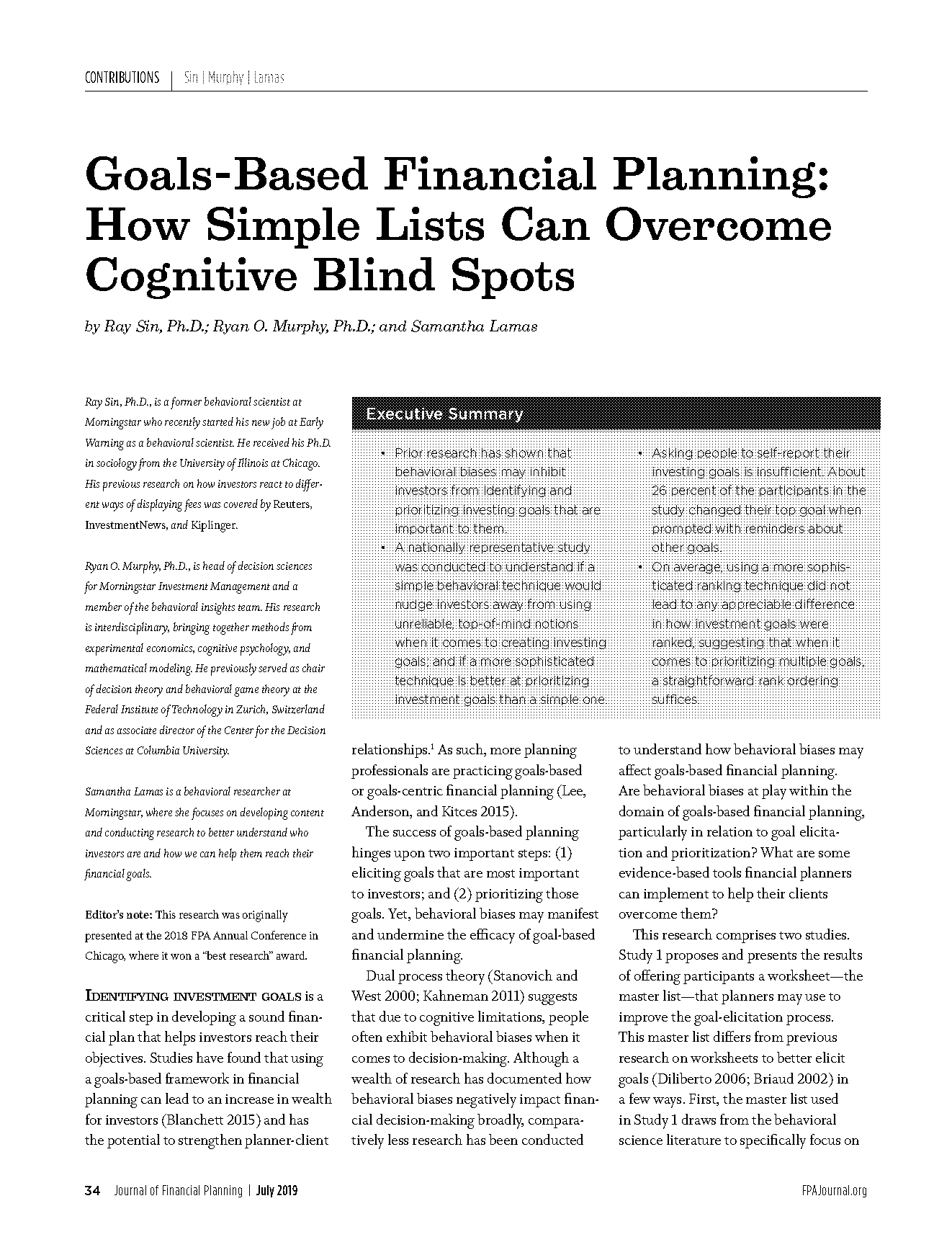 short term goal financial planner