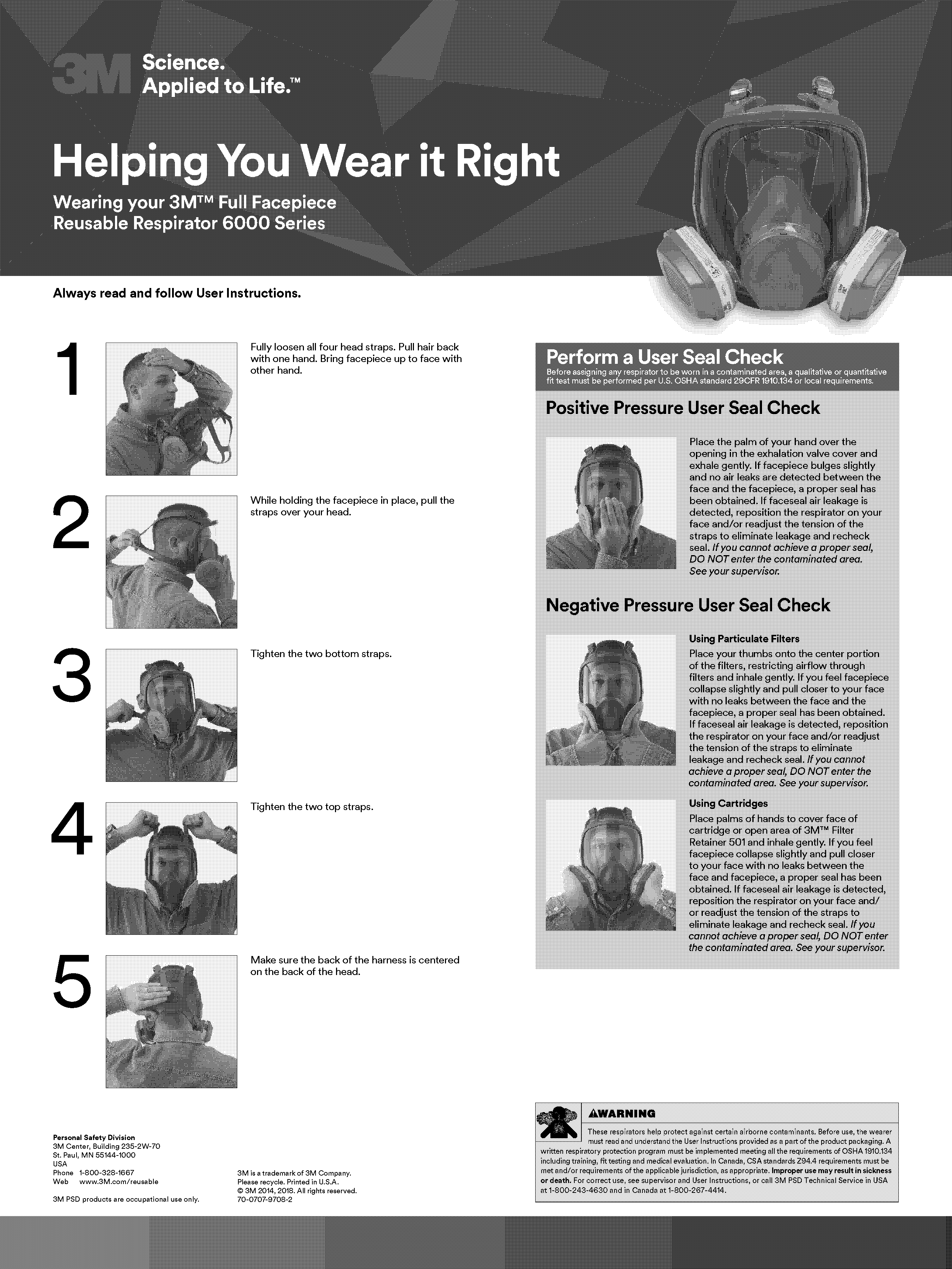 written instructions to make a face mask