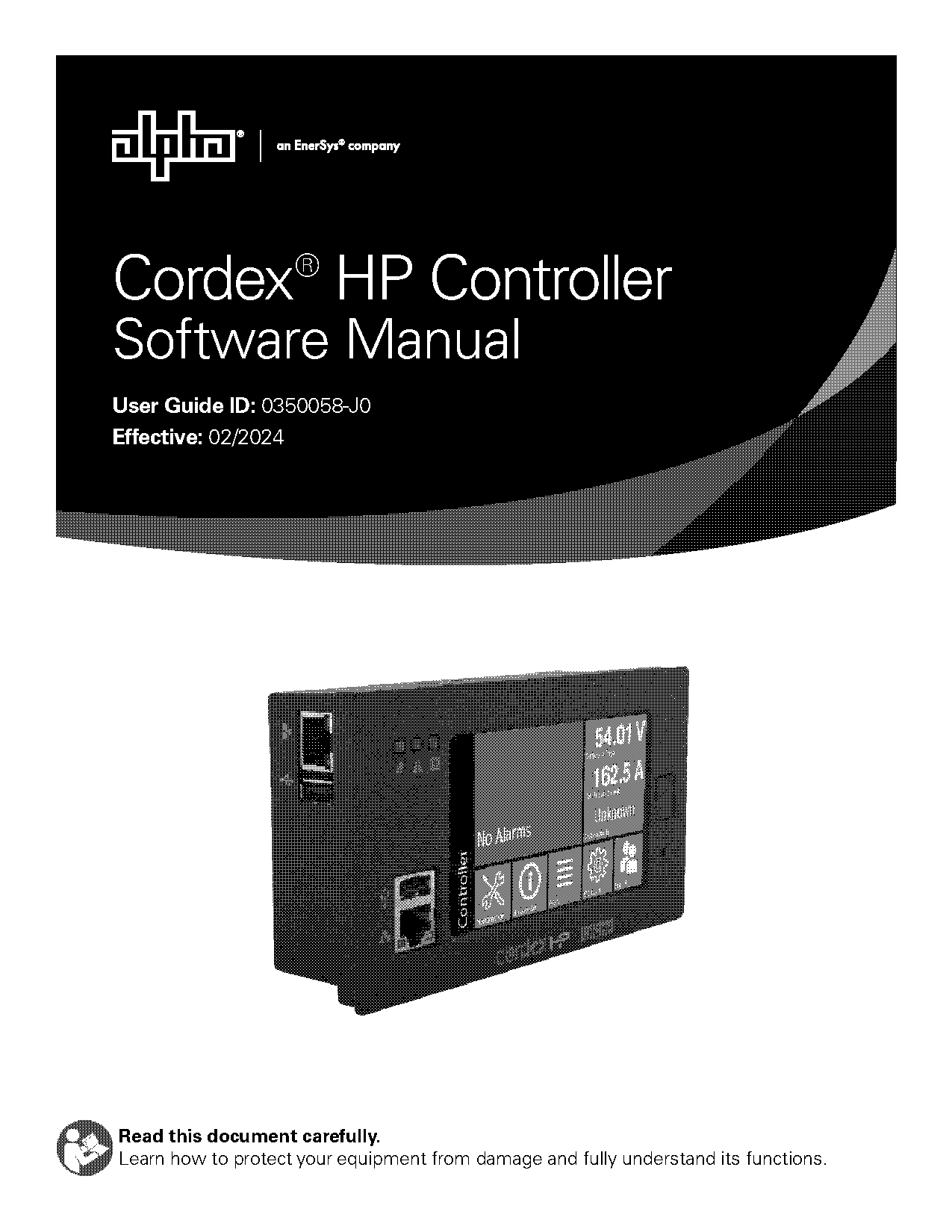 alpha cordex hp controller manual