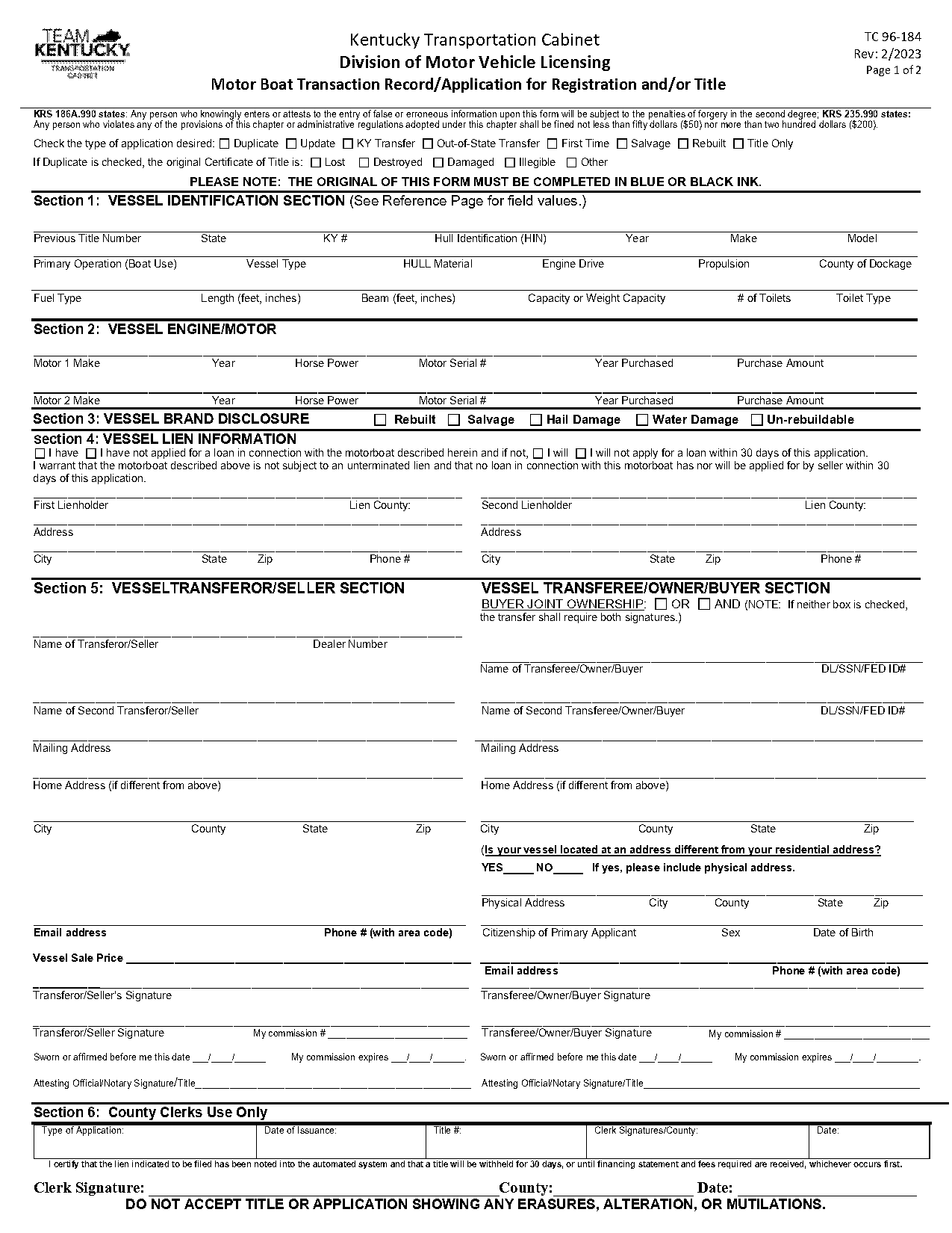 jeferson county kentucky release of information request form