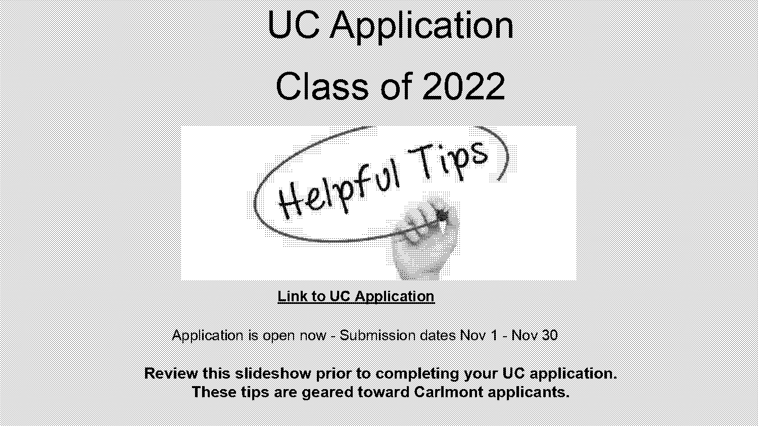 how to put summer school on uc application