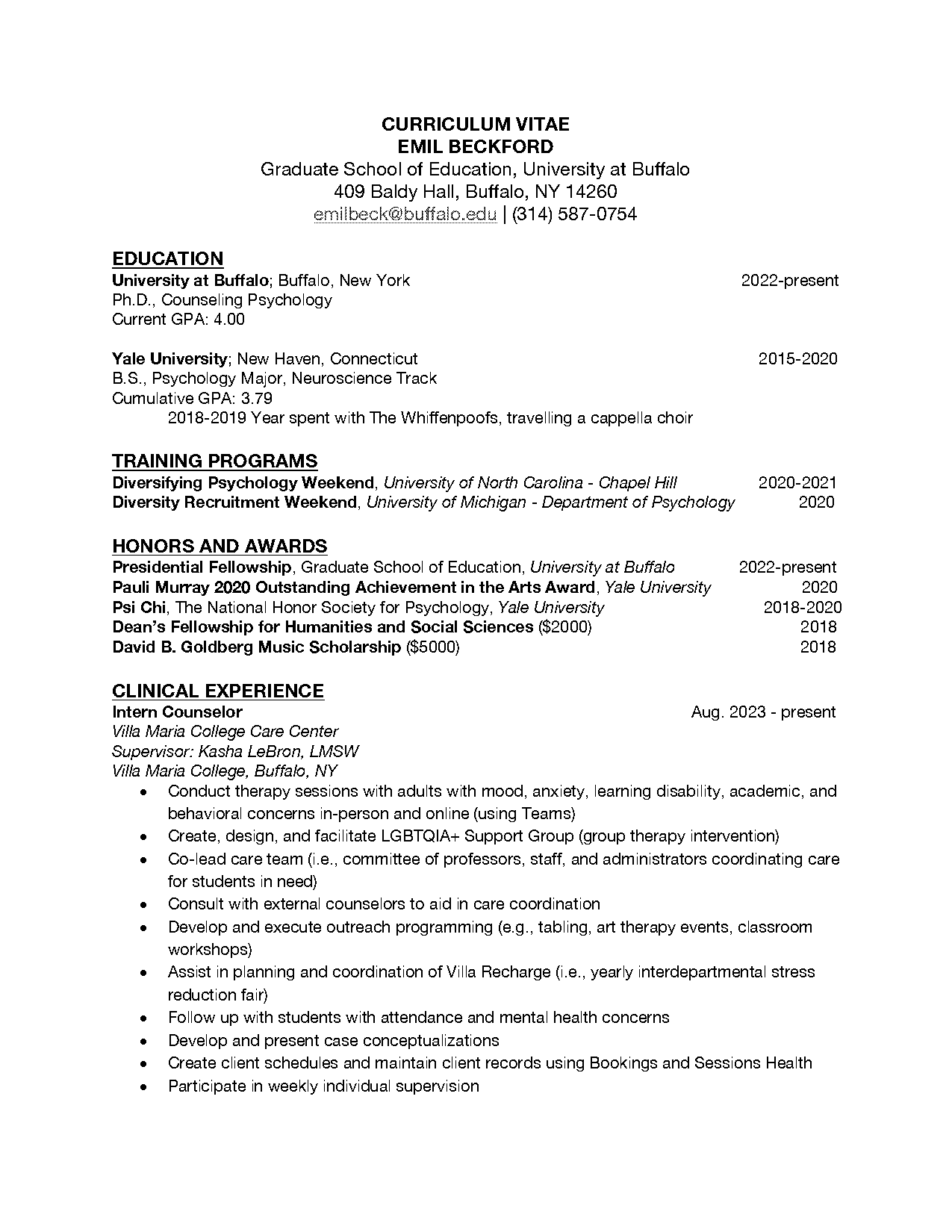 professional resume writer buffalo