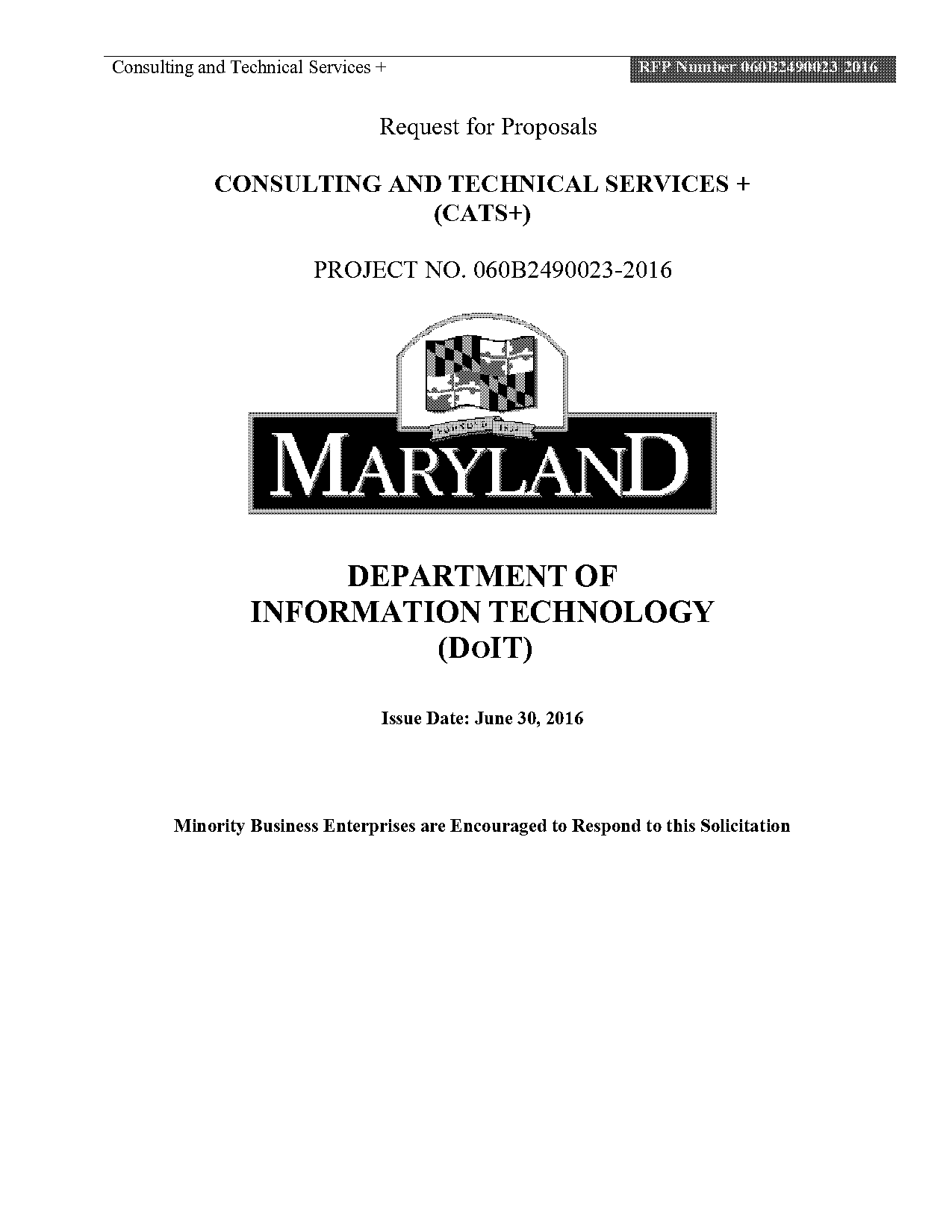 contracting operating as a service maryland