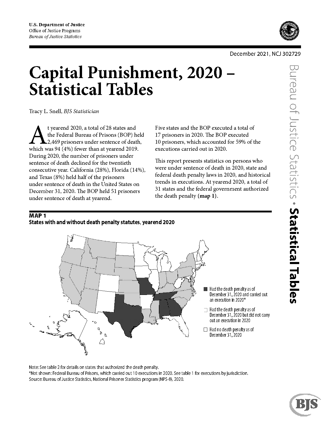 death penalty crime statistics