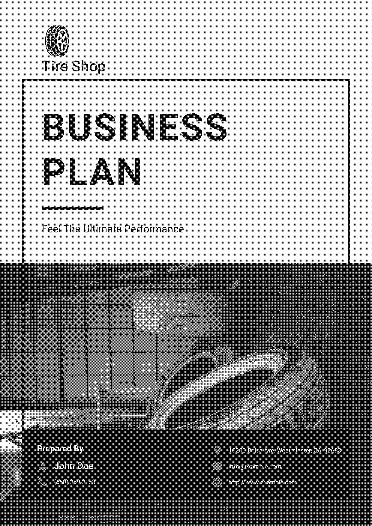 tyre business plan sample pdf