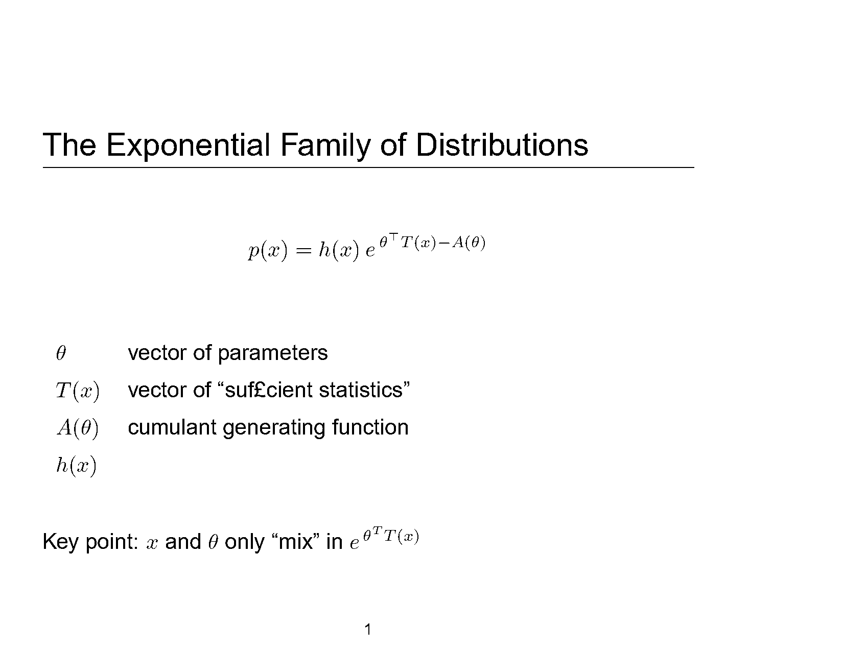 bernoulli distribution pdf exponential family form