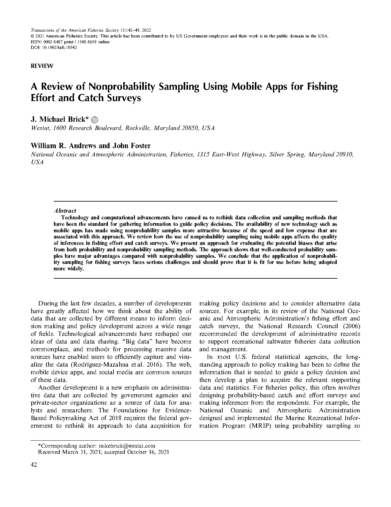 types of non probability sampling in social research