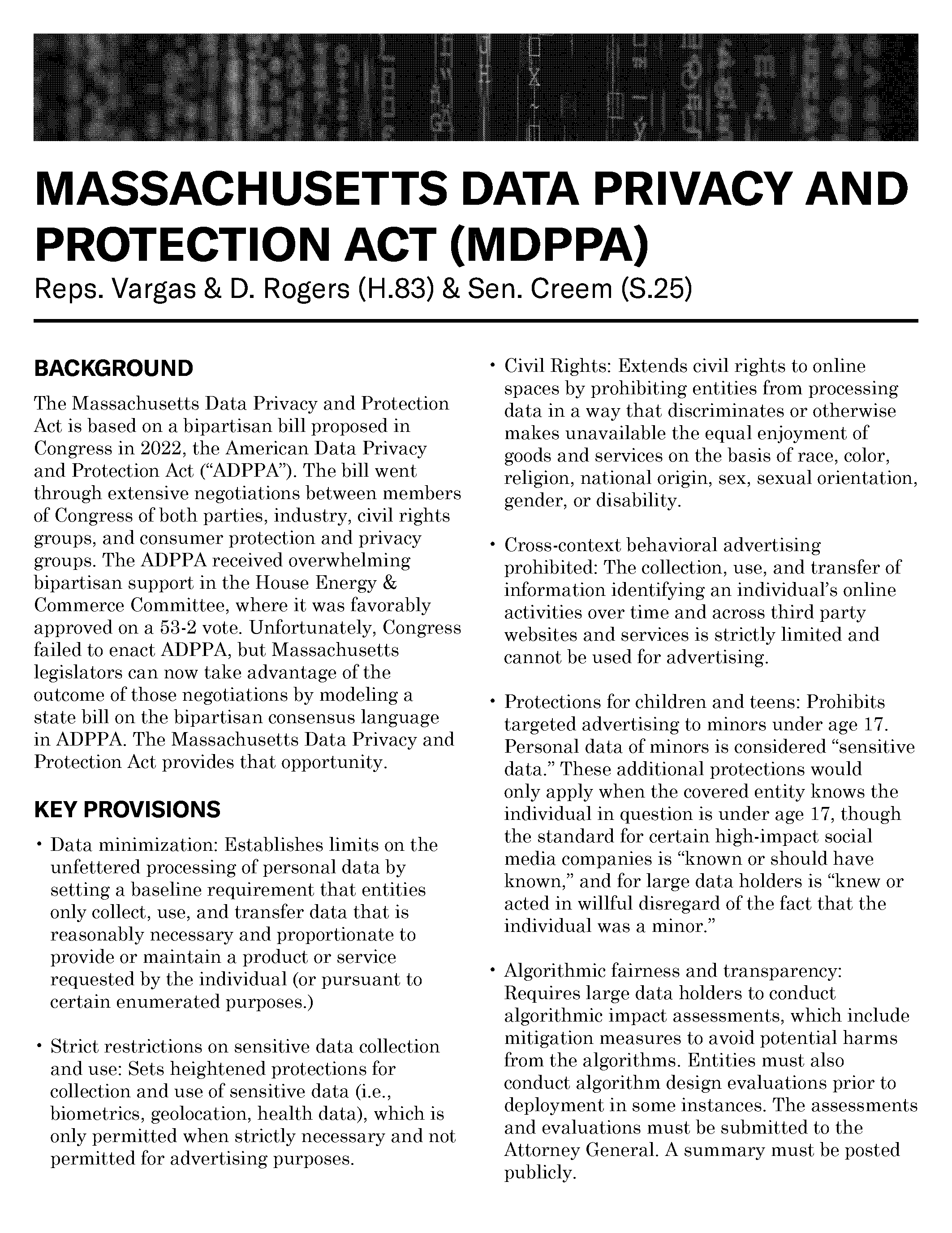 massachusetts data protection act