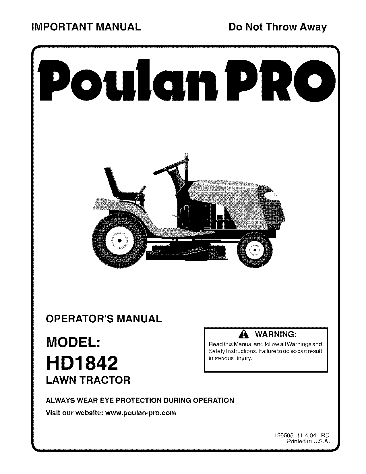 poulan pro blower parts manual