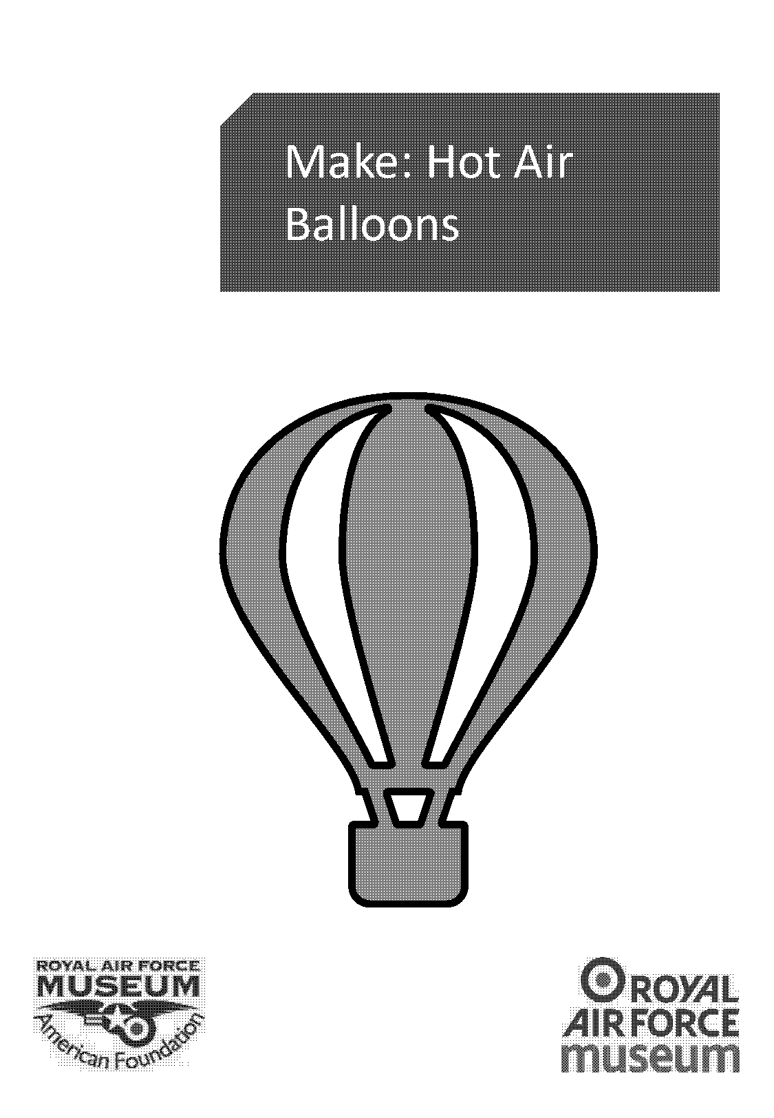 hot air balloon tissue paper template