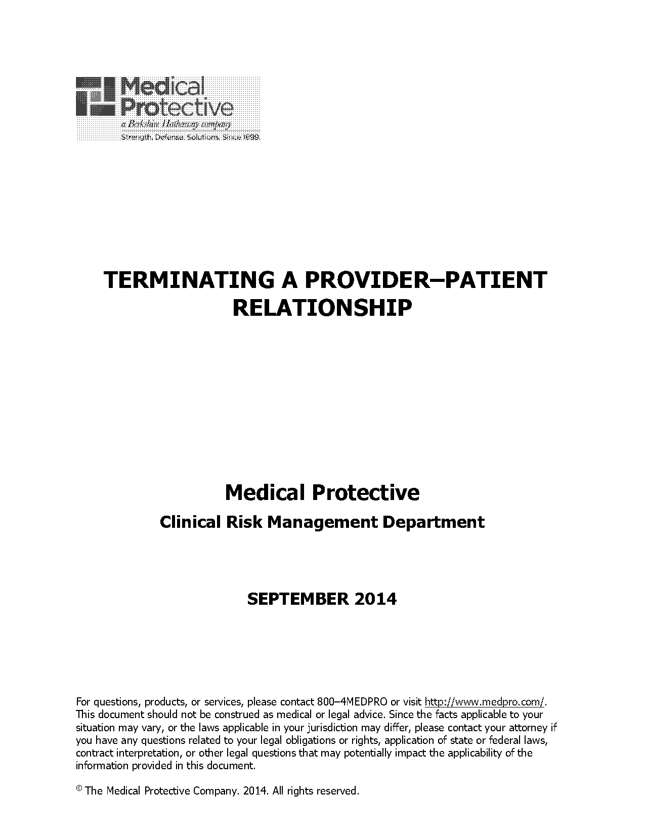 example of a patient termination letter