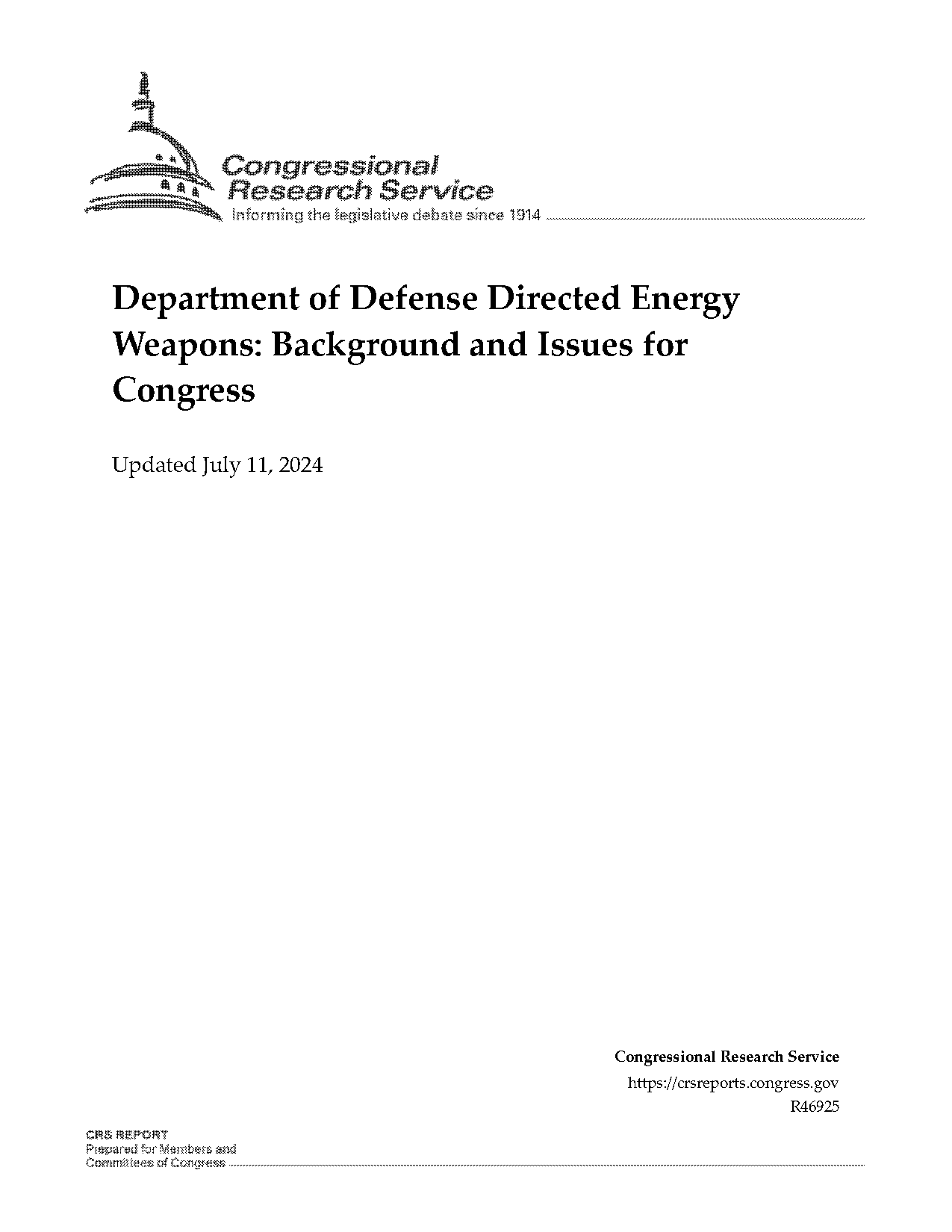 directed energy weapons code of federal regualations