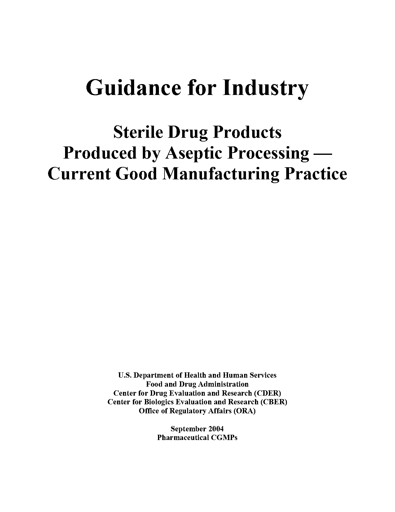 fda container closure guidance