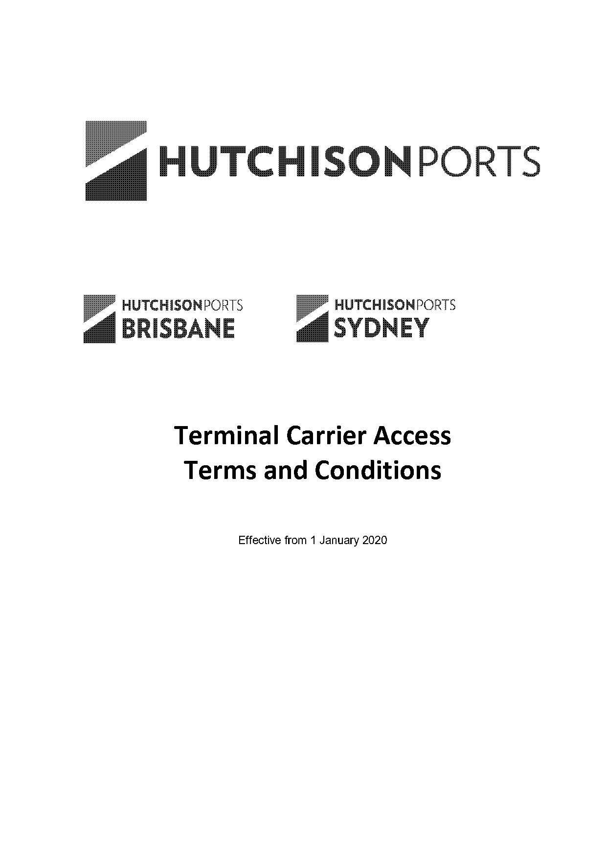 hutchison ports sydney terminal closed immediately