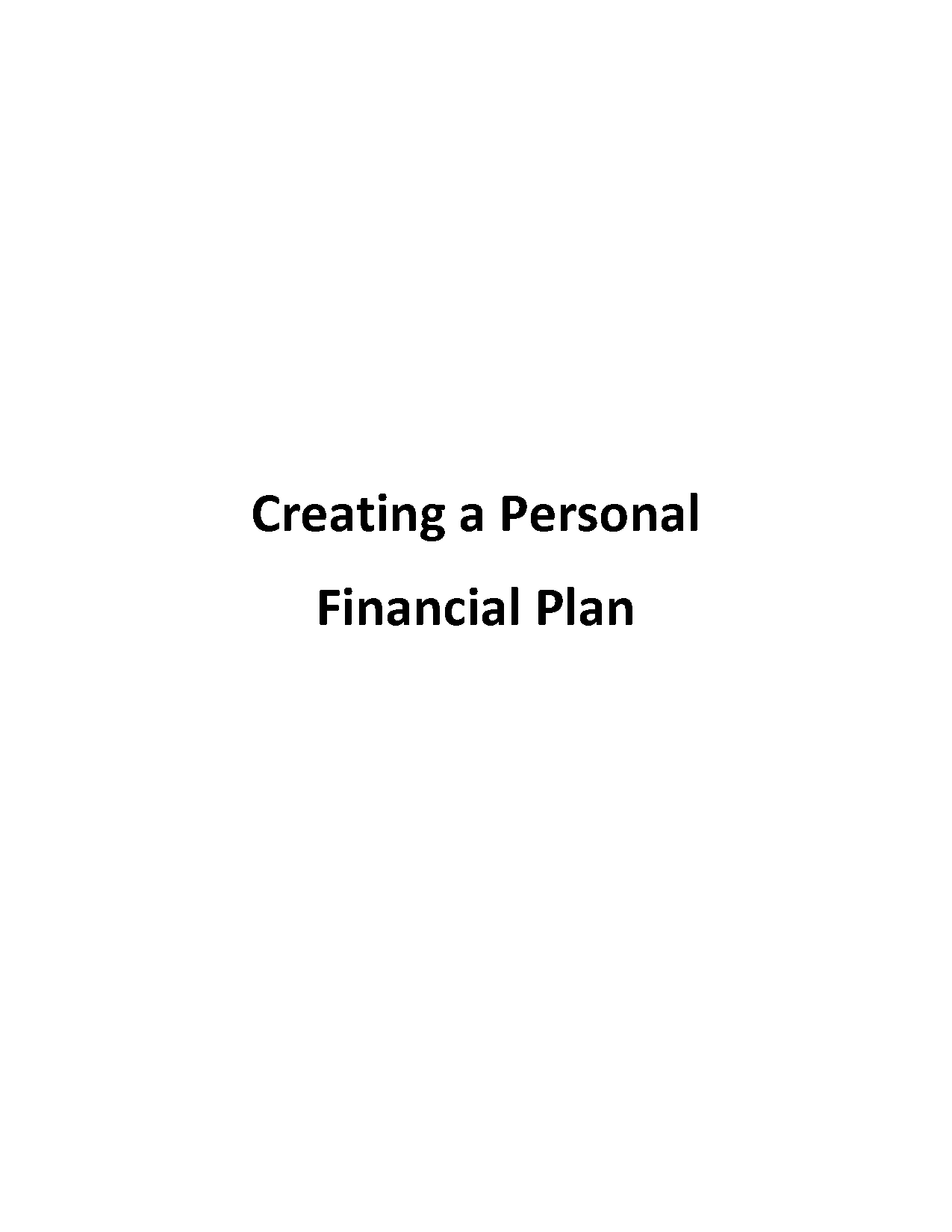 short term goal financial planner