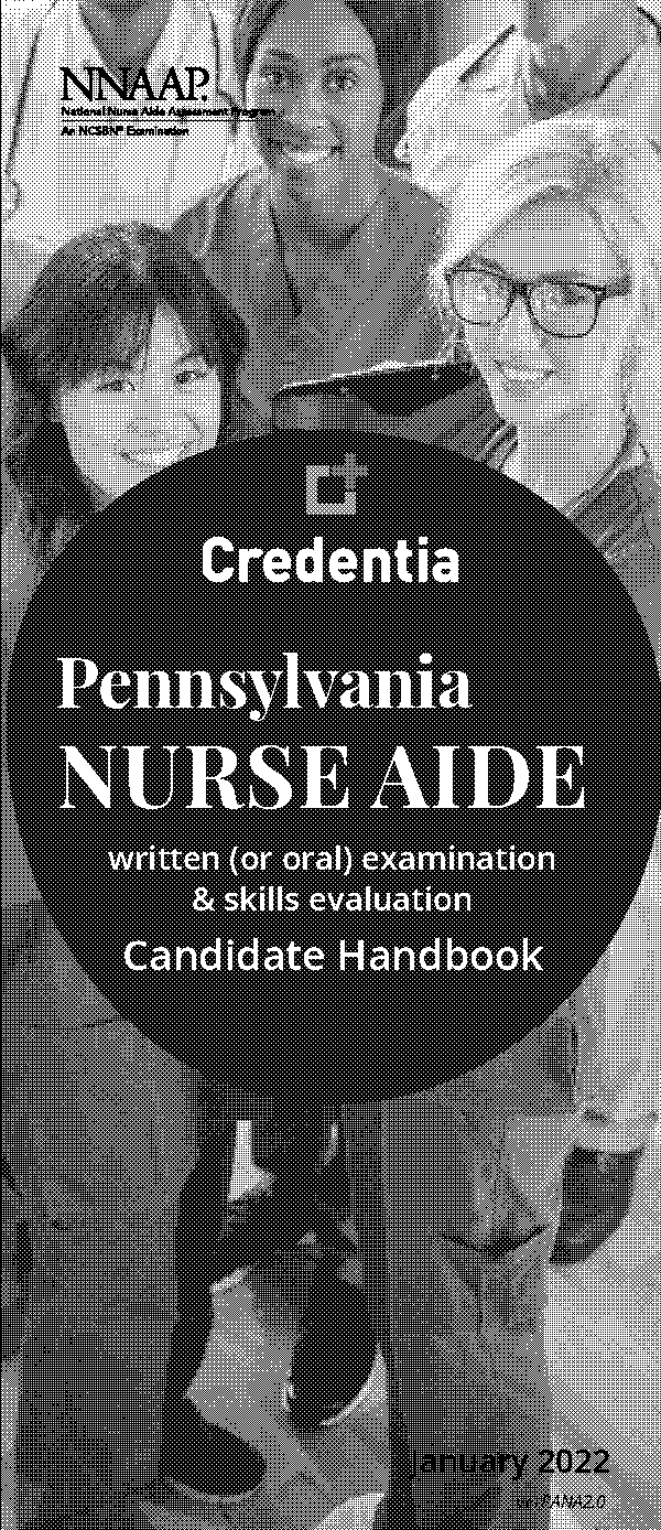 nurse aide candidate handbook