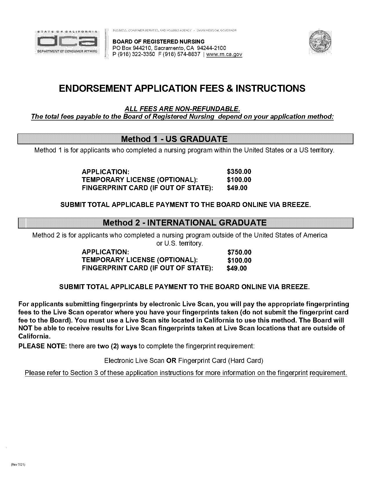 georgia versus california green card application