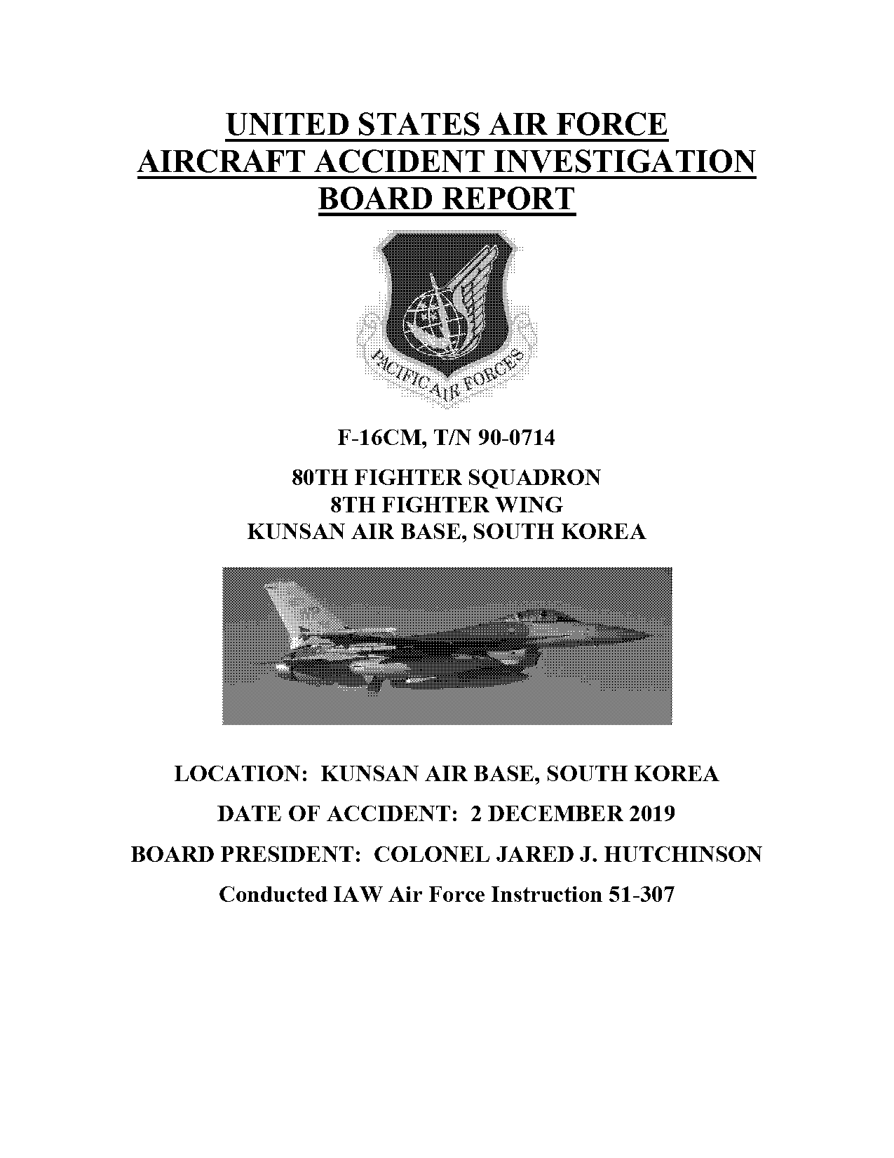 air force accident investigation reports