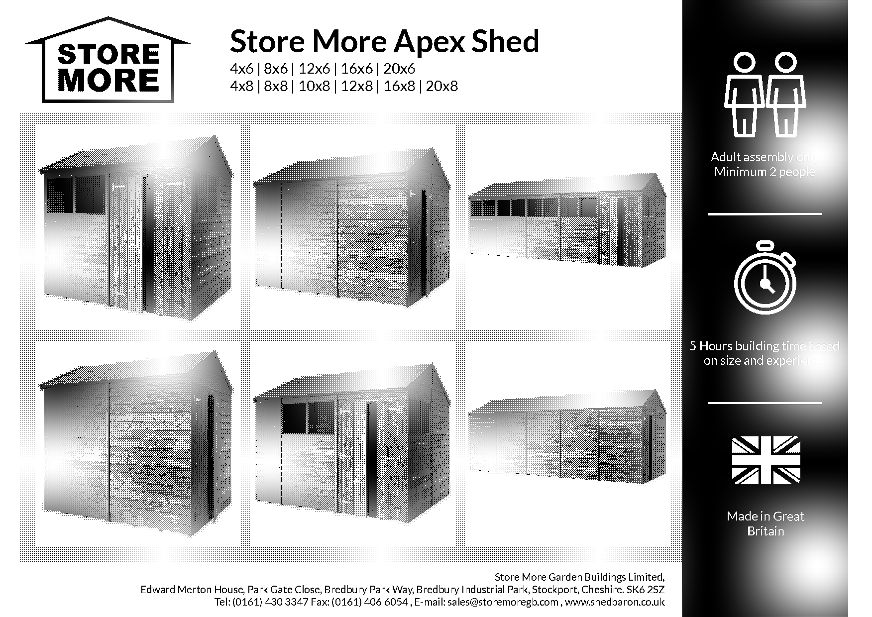 apex shed assembly instructions