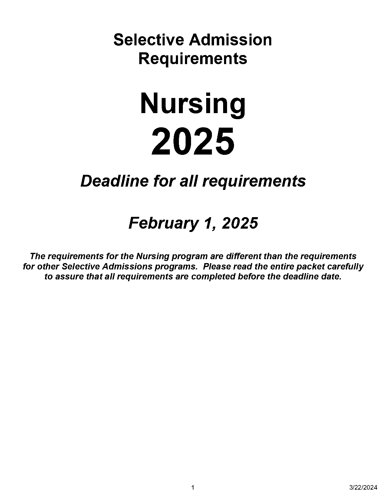 application deadline for nursing mcc