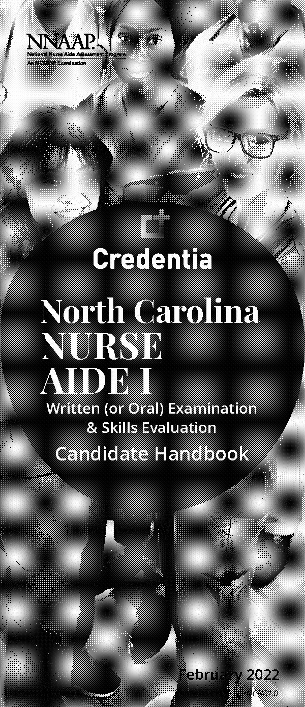 nurse aide candidate handbook