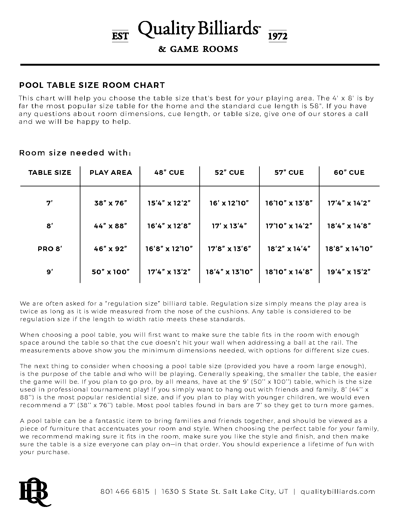 what are the dimensions of a standard pool table